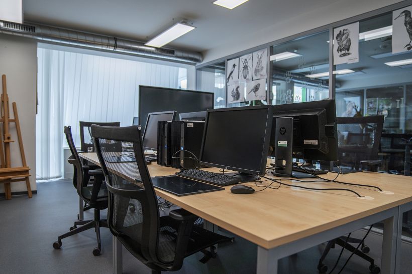 Graphic studio L409 Forestry and Wood Sciences CZU Prague